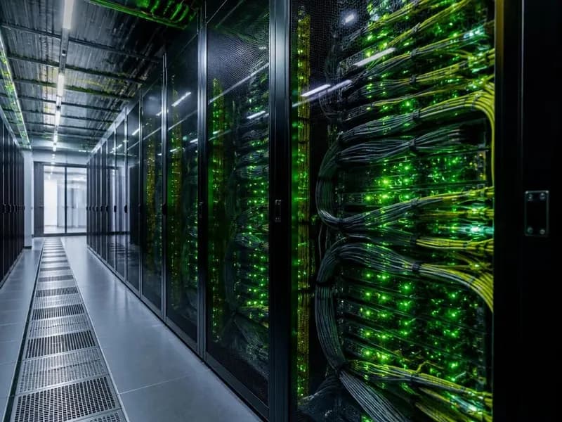 Cloud infrastructure and server room